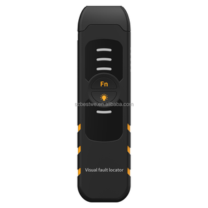 Rechargeable Fiber Optic Visual Fault Locator 10km 20km 30km High Power Red Laser Pen with SC/FC/ST <b>Adapters</b> for Fault Finding - Product Image 1