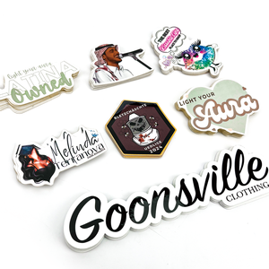 Autocollant en vinyle imperméable personnalisé avec logo, autocollant pour cochon, autocollant pour vélo - Product Image 6