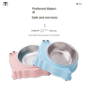 Nuevo Estilo de Comedero para Mascotas Dos en Uno con Forma de Mariquita, de Plástico, para Perros y Gatos - Product Image 3