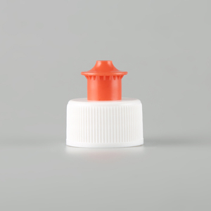 Bouchon à vis en plastique pour bouteille, bouchon à ouverture par poussée et torsion pour usage chimique - Product Image 2