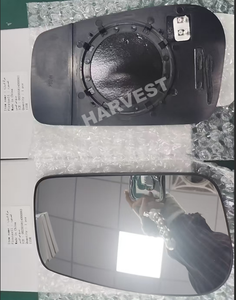 زجاج مرآة السيارة مع أو بدون قاعدة من البلاستيك المقوى (ABS)، مرايا أبواب السيارة، زجاج مرآة كروم مناسب لسيارات زيتا 95-02 وإسكيب مع خاصية كشف النقطة العمياء - Product Image 2