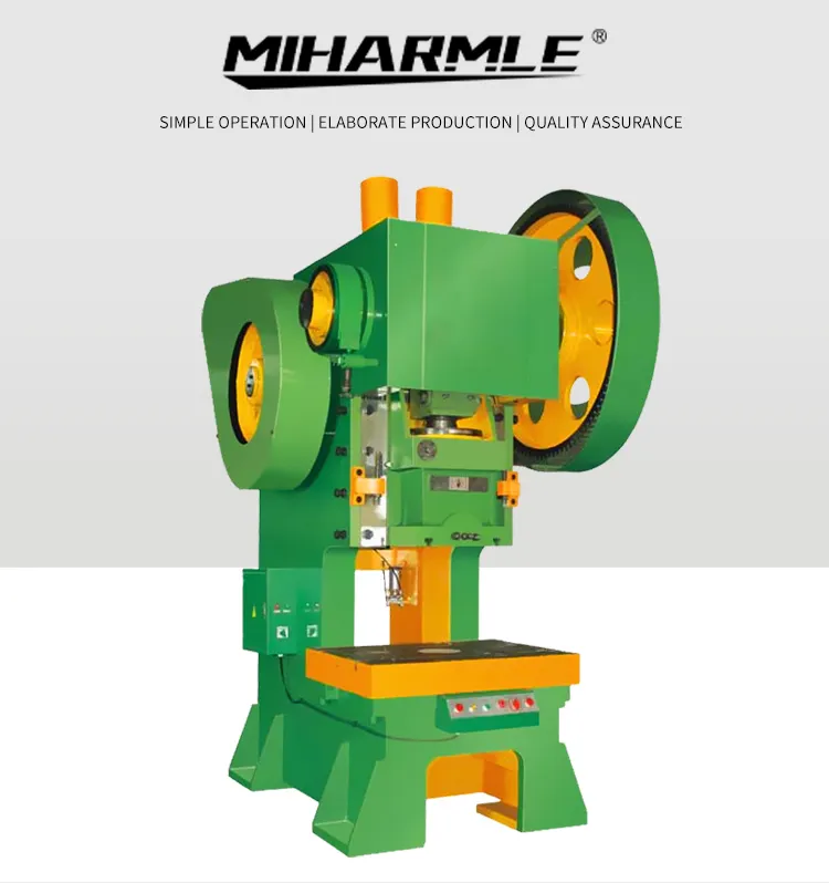 Prensa de potencia mecánica J21S, 10 a 250 toneladas, máquina de perforación de agujeros de Metal