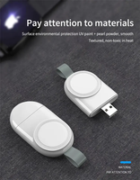YTGEE Mini Portable adaptateur de charge rapide poche USB porte-clés chargeur sans fil magnétique pour Apple IWatch accessoires de montre intelligente