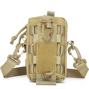 Sac banane personnalisé, tactique, pour l'extérieur, porte-bouteille, porte-téléphone portable, multifonctionnel, pour le camping, avec fermeture éclair, à suspendre - Product Image 1
