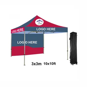 RTS dükkanı 3x3 m 10x10 ft ücretsiz kargo Pdyear açık tasarım Pop Up Gazebo gölgelik özel etkinlik çadırı Logo ile