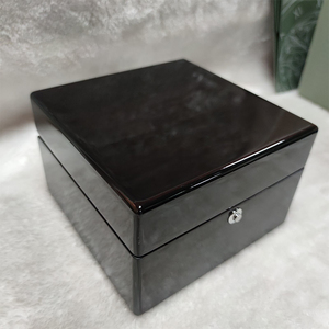 Premium Wooden <b>Watch</b> Box with Lock, Complete Gift <b>Set</b> with Outer Box, Paper Bag & All Accessories - Product Image 6