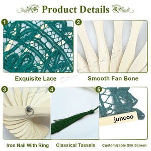 Abanico Plegable <span class=keywords><strong>de</strong></span> <span class=keywords><strong>Encaje</strong></span> Blanco <span class=keywords><strong>de</strong></span> Lujo, Abanico <span class=keywords><strong>de</strong></span> Mano <span class=keywords><strong>para</strong></span> Novia, Abanico <span class=keywords><strong>de</strong></span> <span class=keywords><strong>Encaje</strong></span> Estilo Lolita Española, Recuerdo <span class=keywords><strong>de</strong></span> Boda, Regalo - Product Image 4