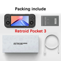 Console de jeu portable open source Retroid Pocket 3, système Android, machine d'arcade rétro, PSP, grand écran, connexion Wi-Fi