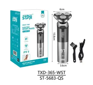 WINNING STAR Triple Blades High Quality Men's Shaver ST-5683-QS Hair Painless Electric Shaver Removal Electric Shaver