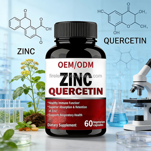 แคปซูลซิงค์ควอเรซีน 60 เม็ด สำหรับผู้ใหญ่ อาหารเสริมเพื่อสุขภาพ แคปซูลเสริมภูมิคุ้มกัน ซิงค์ควอเรซีน (OEM/ODM) - Product Image 3