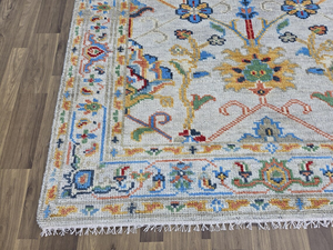 พรมขนสัตว์ทำมือสไตล์โมเดิร์นสีพาสเทลสำหรับห้องนั่งเล่นและห้องนอน - Product Image 3