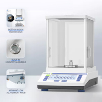 Balance analytique 0,0001g Haute précision Balance de laboratoire électronique Acier inoxydable Capacité 320g Affichage LCD Fonction de comptage