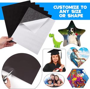 0.3mm 0.5mm 0.8mm 1mm 1.2mm 2mm épaisseur A3 A4 A5 taille feuilles magnétisées feuille magnétique souple avec ruban adhésif - Product Image 3