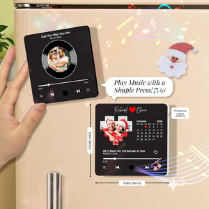 Magnete <span class=keywords><strong>per</strong></span> Frigorifero Personalizzato con Codice Spotify, Magnete in Acrilico con Foto <span class=keywords><strong>per</strong></span> Anniversario, Regalo <span class=keywords><strong>per</strong></span> San Valentino - Product Image 3