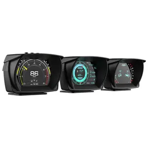 BESTJOY חדש HUD רב פונקצית LCD מד מהירות עם OBD + GPS + MEMS hud תצוגת A700