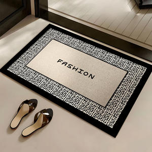 Alfombra de Baño de Tierra de Diatomeas, Rectangular, Absorbente, Antideslizante, de Secado Rápido, Diseño Moderno, para Entrada - Product Image 1