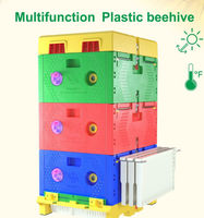 Multifunktionale 1-, 2- oder 3-lagige Kunststoff-Bienenstockbox, Neu, 10 Rahmen, für chinesische und italienische Bienen