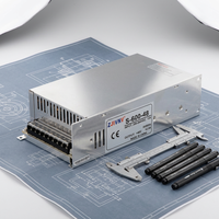 600W 13.8V 43.4A alimentation à découpage de sortie de groupe unique pour l'automatisation industrielle lumière LED 3D CCTV S-600-48 de terrain