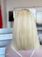 SHY Top Sheitel en cheveux humains vierges bruts de qualité supérieure, en stock, couleurs classiques, bonnet confortable, style personnalisé, marque de distribution