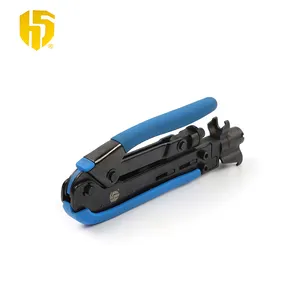 Professional F BNC RCA compression connector hand crimping tool