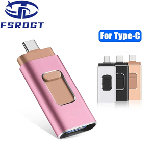 2024 nóng bán 1TB OTG USB Flash Drive chính hãng <span class=keywords><strong>4</strong></span>-in-1 Type-C 64GB 128GB 256GB 1GB USB Flash Bộ nhớ 16GB Thẻ phong cách - Product Image 3