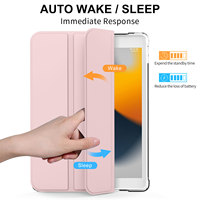 Kenke mignon bébé rose translucide coque arrière iPad housse pour iPad 10.2 pouces 9th Gen 2021 8th Gen 2020 7th Gen 2019 étui