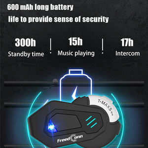Intercomunicador para <span class=keywords><strong>Casco</strong></span> de Motocicleta FreedConn TMAX S Pro Full Duplex para Grupos de 6 Personas, Alcance de 1000M, 1 Año de Garantía - Product Image 6
