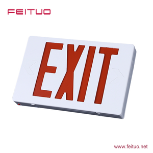 Señal de salida de emergencia JEE2RWE montada en la pared, directamente de fábrica, con certificación UL, apta para exportación, ideal para apartamentos y comercios. - Product Image 2