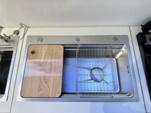 Grifo de Cocina WENYING 7546PH Moderno de Acero Inoxidable con Cascada, Recubrimiento Nano 201/304, <span class=keywords><strong>Fregadero</strong></span> Rectangular, Válvula de Latón - Product Image 2