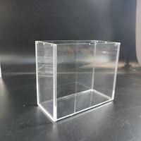 Étui de présentation en acrylique FX Custom Clear UV-Resistant moderne pour boîte d'entraînement d'élite Pokémon (ETB) avec trou pour le doigt