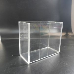 Étui de présentation en acrylique FX Custom Clear UV-Resistant moderne pour boîte d'entraînement d'élite Pokémon (ETB) avec trou pour le doigt - Product Image 3