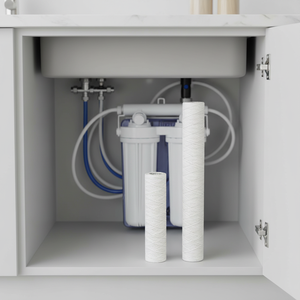 Mini PP-Kern Druckbehälter Baumwoll-Wickelfilterpatrone 5 Zoll 10 Mikron 500L/Stunde für Tragbare Wasseraufbereiter Unter der Spüle - Product Image 1