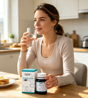 Vente en gros OEM 30 capsules de probiotiques plus capsules végétaliennes pour le soutien immunitaire intestinal, complément alimentaire probiotique en capsules