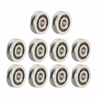 Roulement à billes en acier chromé V623 à gorge en V, 3x10x3mm, poulie miniature de guidage, haute précision, type ouvert, 623VV, gorge profonde