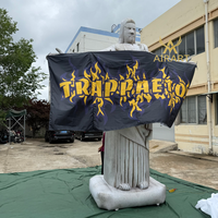 Ballon gonflable personnalisé représentant des sages et des hommes de vertu avec souffleur d'air, modèle de leader gonflable pour campagne de sensibilisation