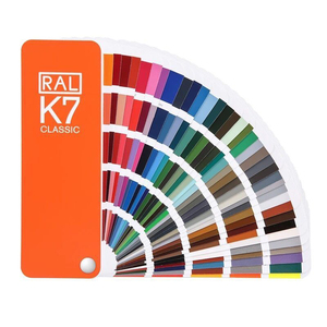 การ์ดสี RAL K7 สีเคลือบสี เม็ดสี วัสดุก่อสร้างโลหะ ตัวอย่างมาตรฐานยุโรป การ์ดสี RAL คุณภาพสูง แผนภูมิสี - Product Image 1