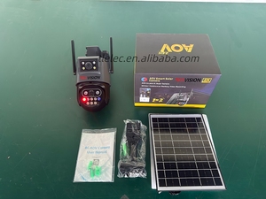 Caméra solaire double objectif AOV Hieasy 4K 8MP 4G <span class=keywords><strong>SIM</strong></span> avec alarme IA, audio bidirectionnel et suivi humain - Product Image 3