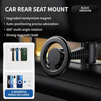Support de téléphone magnétique créatif et robuste pour voiture, fixation mains libres à long bras pour grille d'aération ou siège arrière, compatible avec tous les smartphones