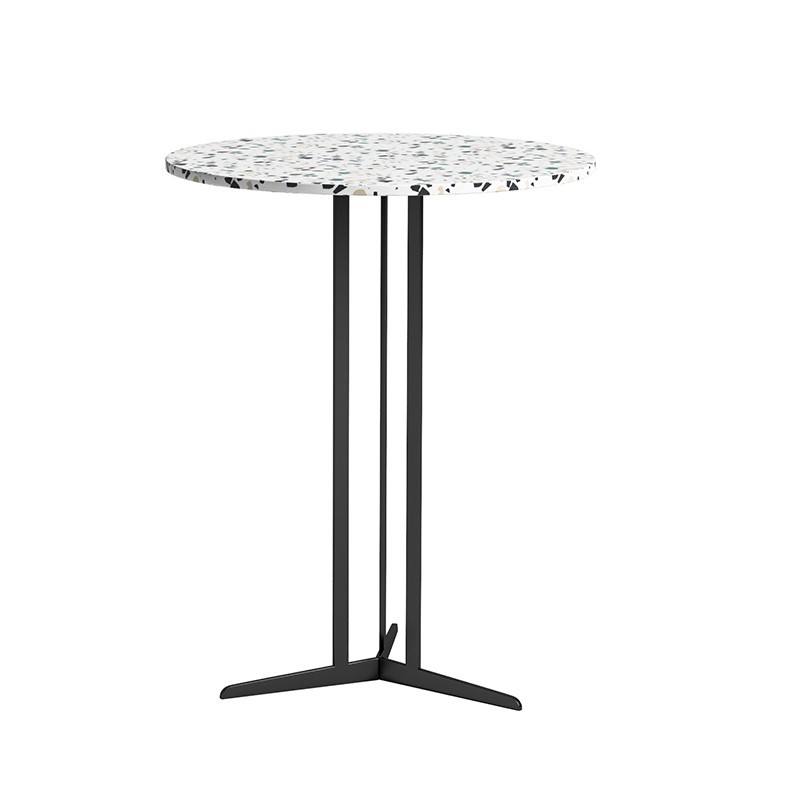 60 mesa de mármol redonda (tres pies tenedor)