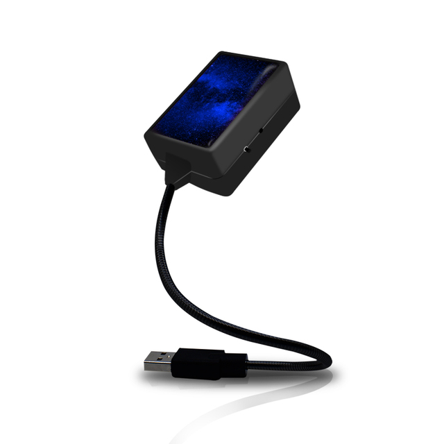 New High Quality Car Roof USB Starry Sky Projection Lights Red/Blue Universal Fitment for Interior Atmosphere & Home Decor