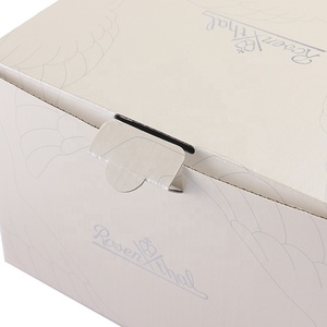 Boîte en carton ondulé avec lamination mate sur mesure en gros, impression de haute qualité, logo imprimé, boîte d'emballage en papier blanc - Product Image 4