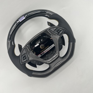 Volant en fibre de carbone véritable avec éclairage LED pour <span class=keywords><strong>Corvette</strong></span> <span class=keywords><strong>C7</strong></span>, petites commandes acceptées, pièces automobiles personnalisées - Product Image 3