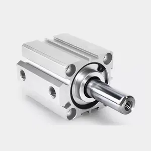 Compact Pneumatic Cylinder SDA Series With Adjustable Stroke For Industrial Automation Pneumatic Regulator Cylinder