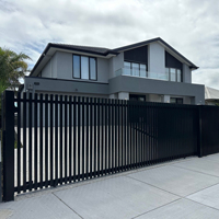 Panneau de clôture paysager en alliage d'aluminium pour jardin extérieur, avec capteur de mouvement et éclairage de sécurité, pour bordure de pelouse et protection de l'intimité