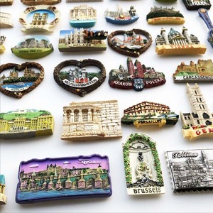 Modernos imanes de nevera de resina epoxi 3D, imanes magnéticos fuertes con diseños personalizados de países, imanes promocionales para nevera, recuerdo, pedido al por mayor - Product Image 1