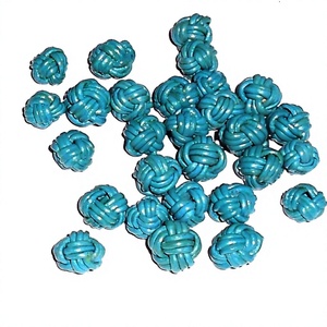 Perles en cuir marron faites à la main en 10mm 15mm 20mm tailles usine en gros pour bijoux colliers porte-clés bandes - Product Image 3