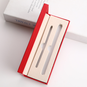 Hot Bán Sang Trọng Cổ Điển Màu Đỏ Kinh Doanh Hộp Bút Tùy Chỉnh Bao Bì Chất Lượng Cao Giấy Hiển Thị Trường Hợp Biểu Tượng Tùy Chỉnh Hộp Quà Tặng - Product Image 4