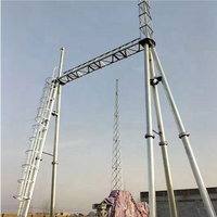 Ligne de transmission d'électricité de portique de soutien d'équipement de cadre de sous-station pour des sous-stations