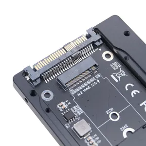 PCIE 3.0 NVME M-key M.2至U.2适配卡SFF8639铝制U.2硬盘2.5英寸盒