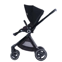 Baypie BP168-1 Poussette bébé pliable 3 en 1 facile à plier Roues universelles à 360° Cadre en aluminium 0-3 ans Haute capacité de charge